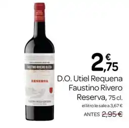 Supermercados El Jamón Faustino Rivera Reserva oferta