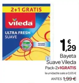 Supermercados El Jamón Vileda bayeta suave oferta