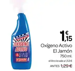 Supermercados El Jamón El Jamón oxígeno activo oferta