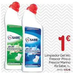 Supermercados El Jamón Ifa Sabe limpiador gel wc oferta