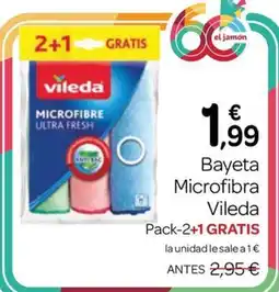Supermercados El Jamón Vileda bayeta microfibra oferta