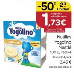 Supermercados El Jamón Yogolino Natillas oferta