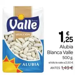 Supermercados El Jamón Valle alubia blanca oferta