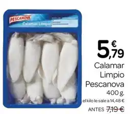 Supermercados El Jamón Pescanova Calamar Limpio oferta