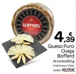 Supermercados El Jamón Boffard Queso Puro Oveja oferta