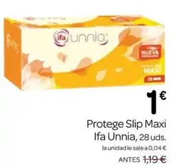 Supermercados El Jamón Ifa Unnia protege slip maxi oferta