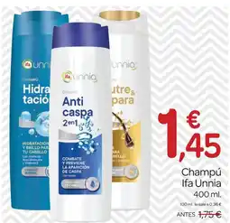Supermercados El Jamón Ifa Unnia champú oferta