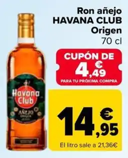 Carrefour Havana Club Ron añejo oferta