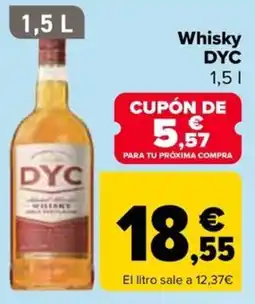 Carrefour Whisky DYC oferta