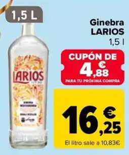 Carrefour Ginebra Larios oferta