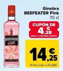 Carrefour BeeFeater Pink oferta