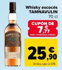 Carrefour Whisky escocés tamnavulin oferta