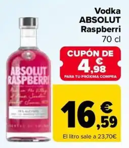 Carrefour Absolut raspberri oferta