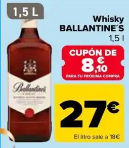Carrefour Whisky Ballantine's oferta