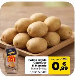 Carrefour Carrefour patata lavada oferta