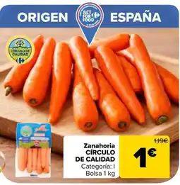 Carrefour Círculo de calidad zanahoria oferta