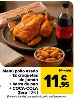 Carrefour Carrefour Menú pollo asado oferta