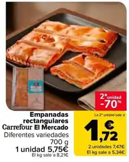 Carrefour Carrefour El Mercado empanadas rectangulares oferta
