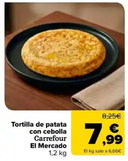 Carrefour Carrefour tortilla de patata con cebolla oferta