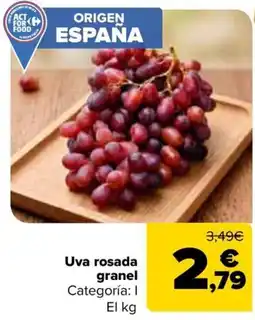 Carrefour Uva rosada granel oferta