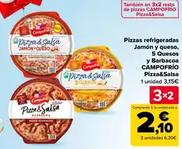 Carrefour Campofrío Pizza&Salsa oferta