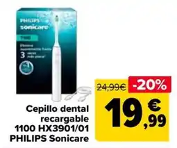 Carrefour Philips sonicare cepillo dental recargable 1100 hx3901/01 oferta