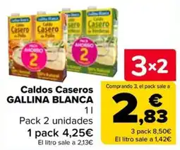 Carrefour Caldos Caseros Gallina Blanca oferta
