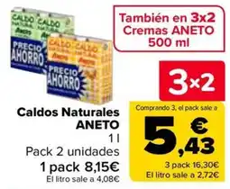 Carrefour Caldos Naturales ANETO oferta
