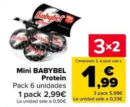 Carrefour Babybel Mini BABYBEL Protein oferta