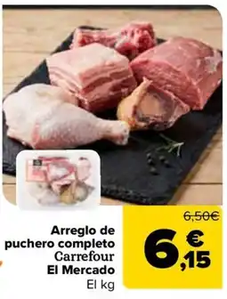 Carrefour Carrefour El Mercado arreglo de puchero completo oferta