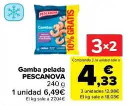 Carrefour Gamba pelada PESCANOVA oferta