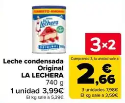Carrefour La Lechera leche condensada original oferta