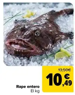 Carrefour Rape entero oferta