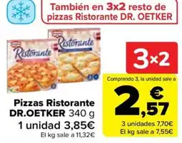 Carrefour Pizzas Ristorante DR.OETKER oferta