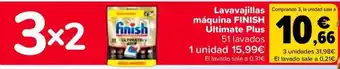 Carrefour Finish lavavajillas máquina Ultimate Plus oferta