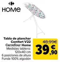 Carrefour Carrefour Home tabla de planchar Comfort V22 oferta