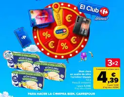 Carrefour Carrefour Classic atún claro en aceite de oliva oferta