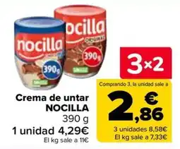 Carrefour nocilla crema de untar oferta