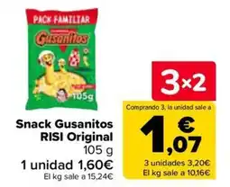 Carrefour Gusanitos RISI Original oferta