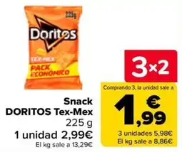 Carrefour Doritos tex-mex oferta