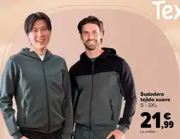 Carrefour Tex sudadera tejido suave oferta