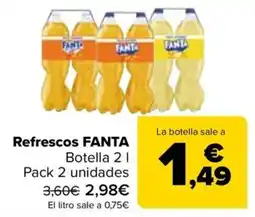 Carrefour Refrescos FANTA oferta