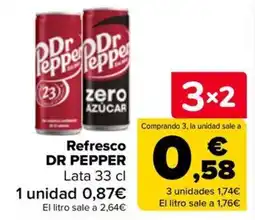 Carrefour Dr Pepper Refresco oferta