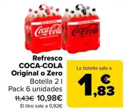 Carrefour Coca-Cola Original o Zero oferta