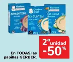 Carrefour Gerber en todas las papillas oferta