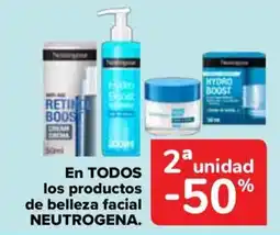Carrefour Neutrogena en todos los productos de belleza facial oferta