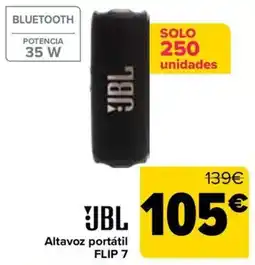 Carrefour JBL Altavoz portátil FLIP 7 oferta