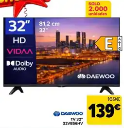 Carrefour Daewoo tv 32" 32vb56hv oferta