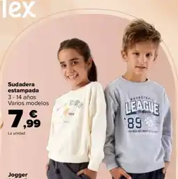 Carrefour lex sudadera estampada oferta
