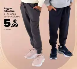 Carrefour Jogger felpa liso oferta